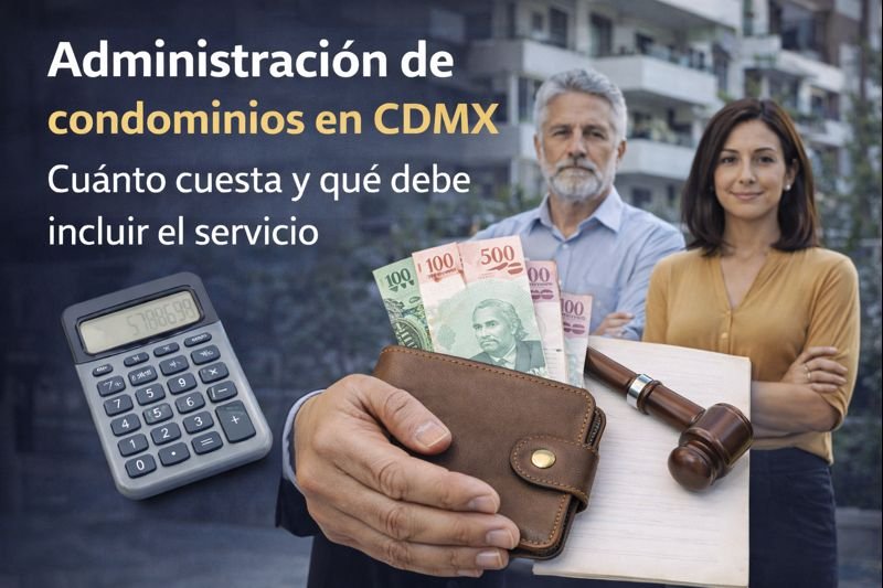 ¿Cuánto cuesta la administración de condominios en CDMX y qué incluye realmente?